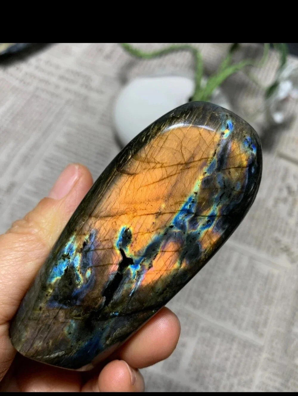✨️VERY FLASHY Labradorite Freeform HIGH AAA Grade ✨️STRONG GOLD FLASH CRYSTAL ✨️